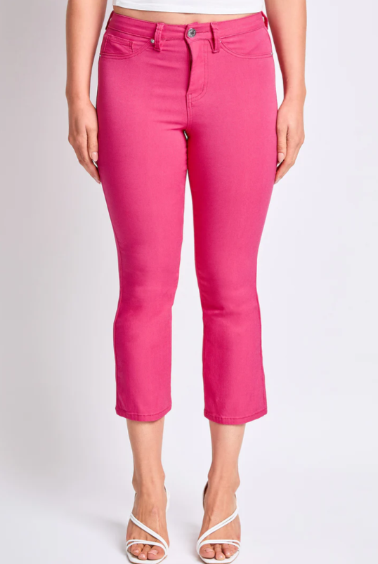 Vibrant Hyperstretch Cropped Kick Flare Pants