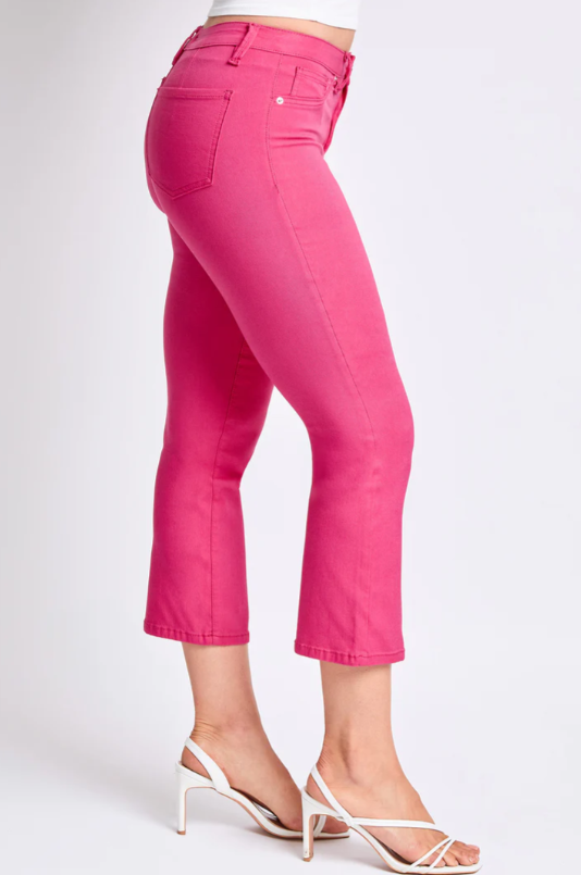 Vibrant Hyperstretch Cropped Kick Flare Pants