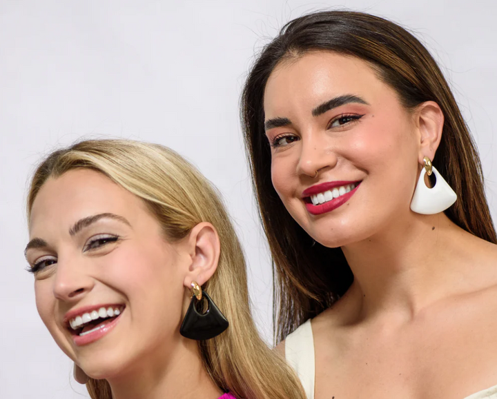 Intermix Black & White KJL Earrings - FINAL SALE