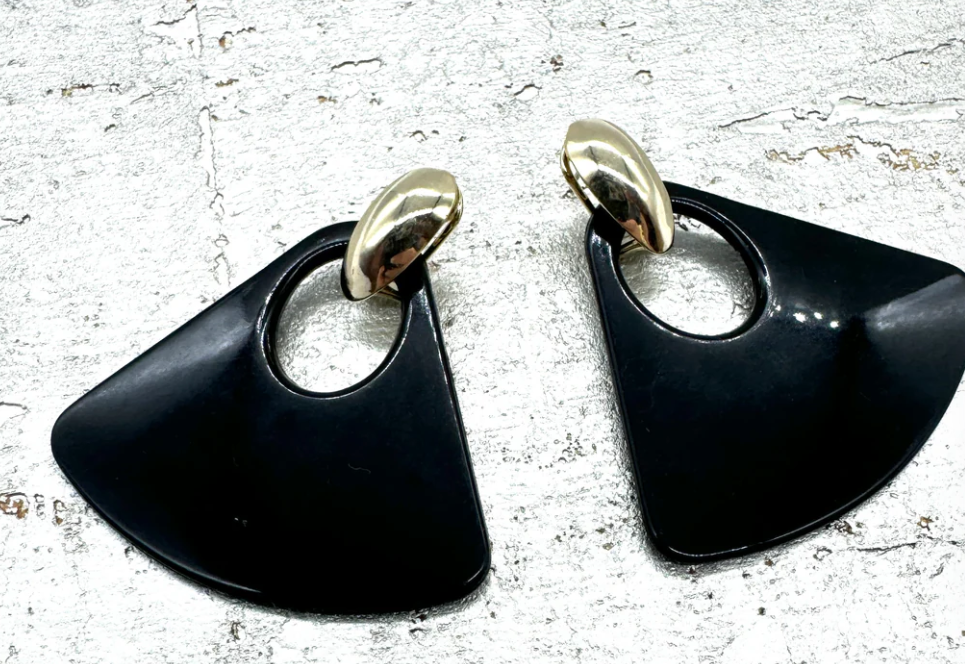 Intermix Black & White KJL Earrings - FINAL SALE