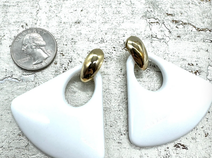 Intermix Black & White KJL Earrings - FINAL SALE