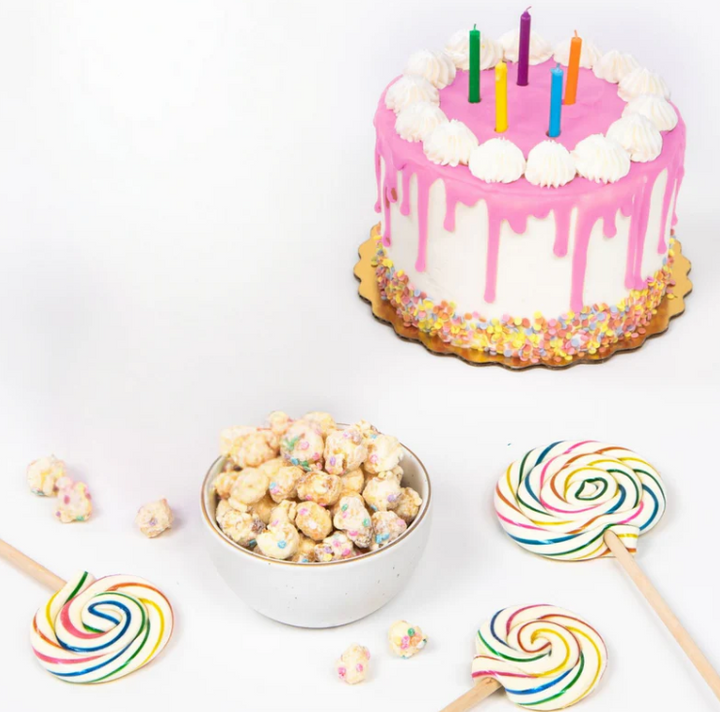 Birthday Cake Lollipops