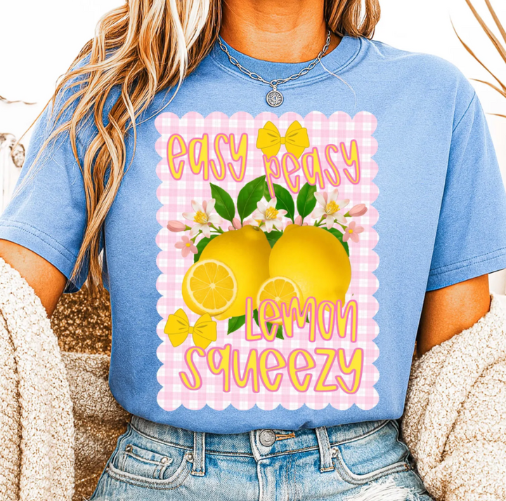 "Easy Peasy" Graphic Tee - 2 Color Options