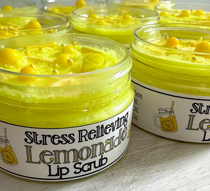 All Natural Lemonade Lip Scrub