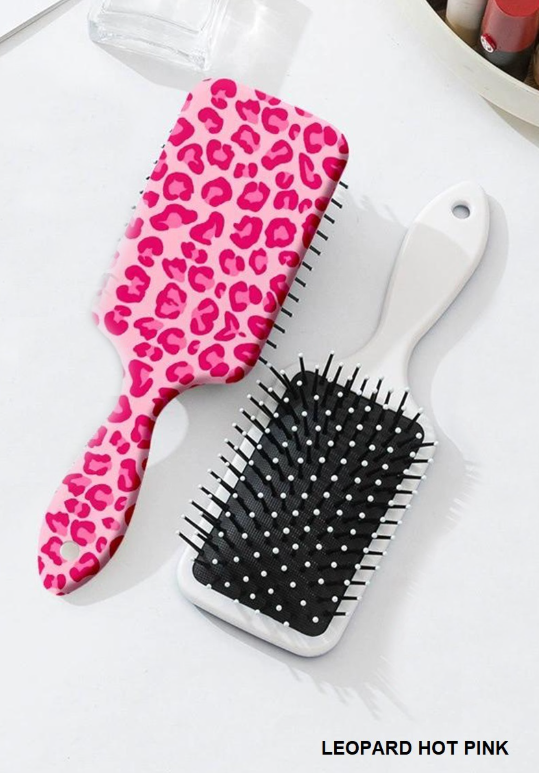Trendy Design Large Detangle Paddle Brush Comb - 2 Color Options