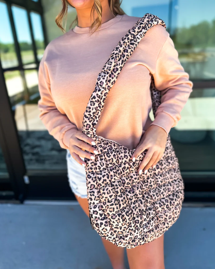 Animal Print Quilted Bag