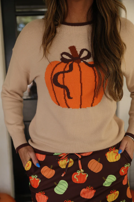 Pre-Order: Harvest Hues Pumpkin Sweater