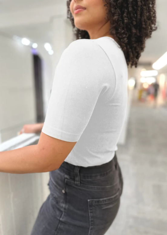 Elbow Sleeve Top - 3 Color Options