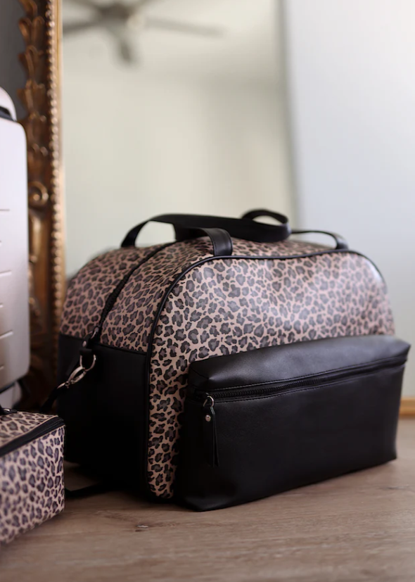 Traditional Cheetah Duffle Bag