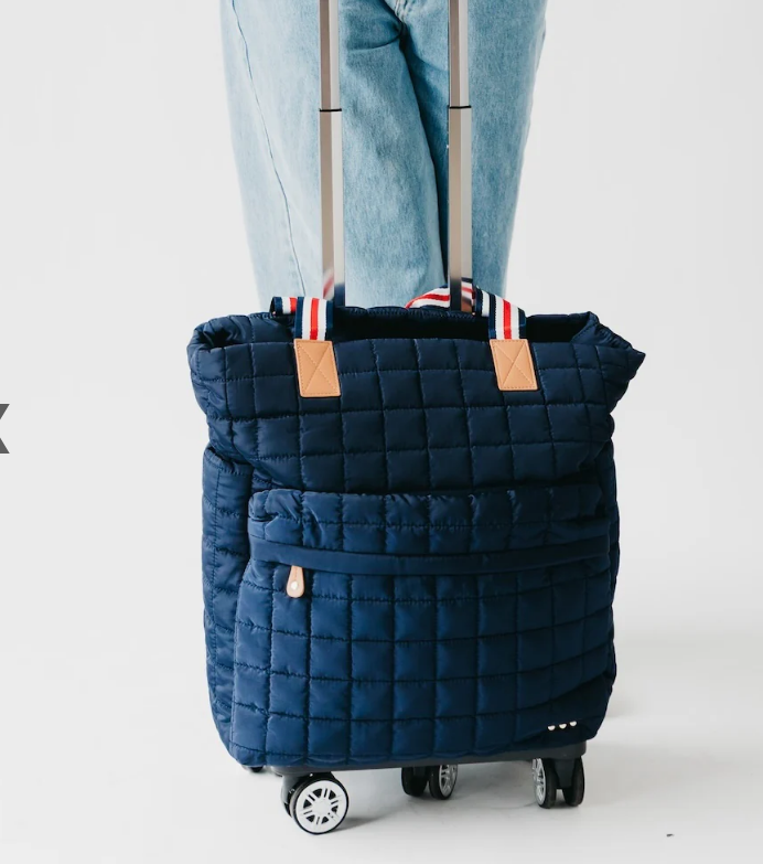 Tenley Quilted Tote Roller Bag - 6 Color Options