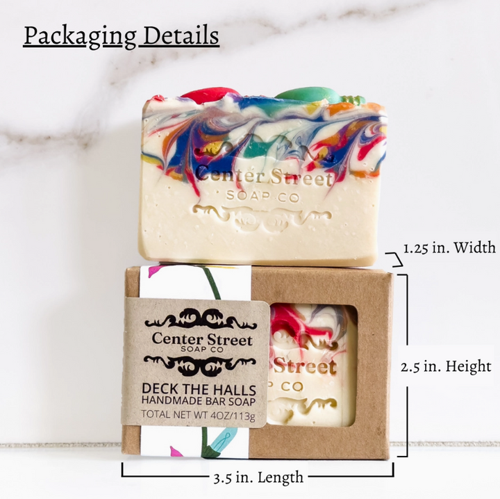Deck The Halls Christmas Handmade Soap