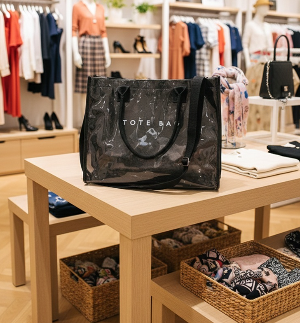 NEW: Black Oversized Tote Bag