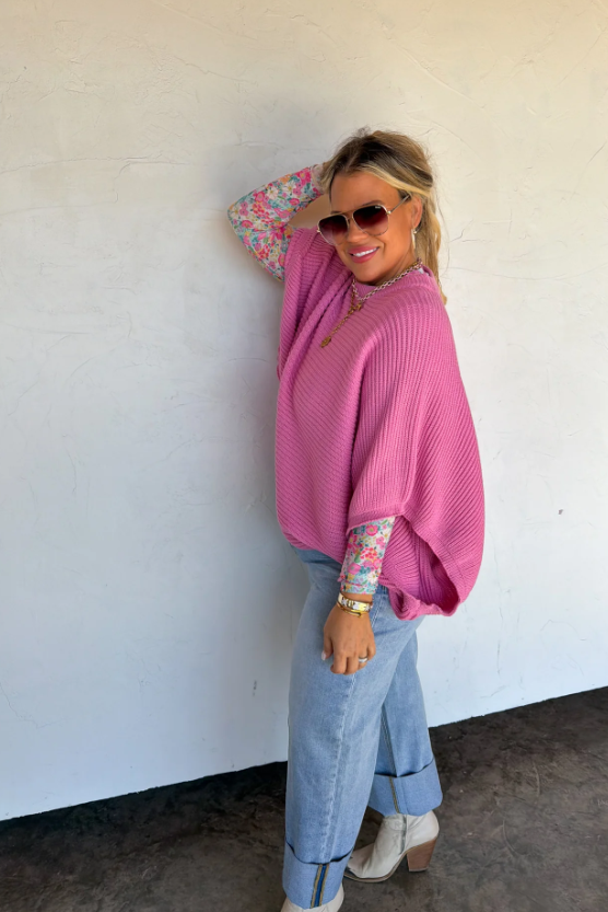 Spring Meg Pullover Poncho- 5 Color Options