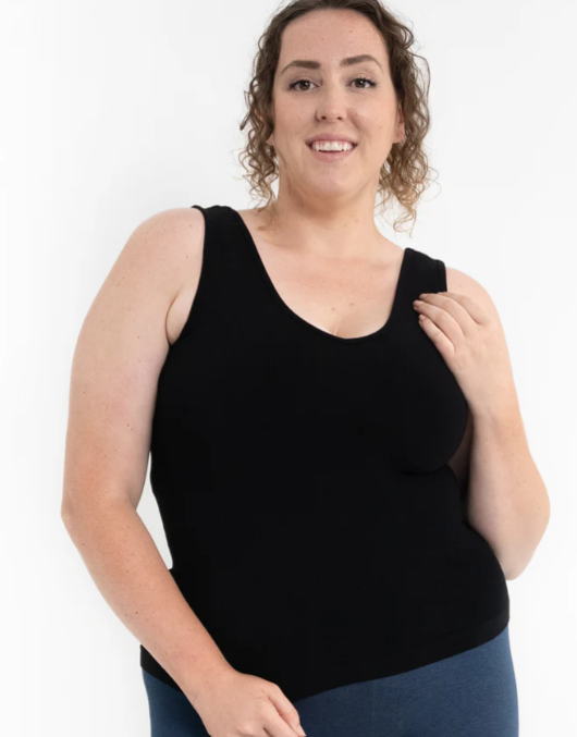 Built-In Bra Tank - Missy & Extended Sizes -