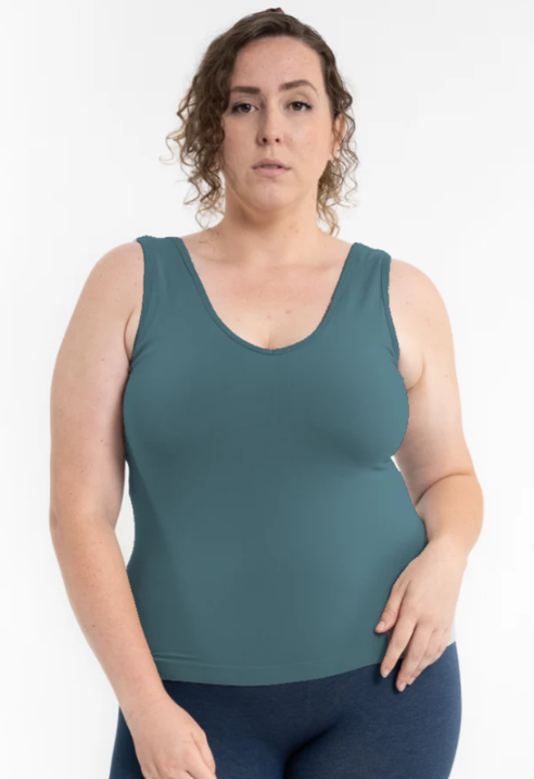 Built-In Bra Tank - Missy & Extended Sizes -