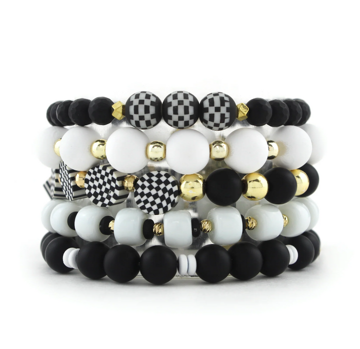 Erimish 5 Strand Bracelet Set - 4 Color Options