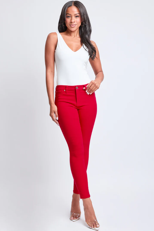 DOORBUSTER: Hyperstretch Mid-Rise Skinny Jean