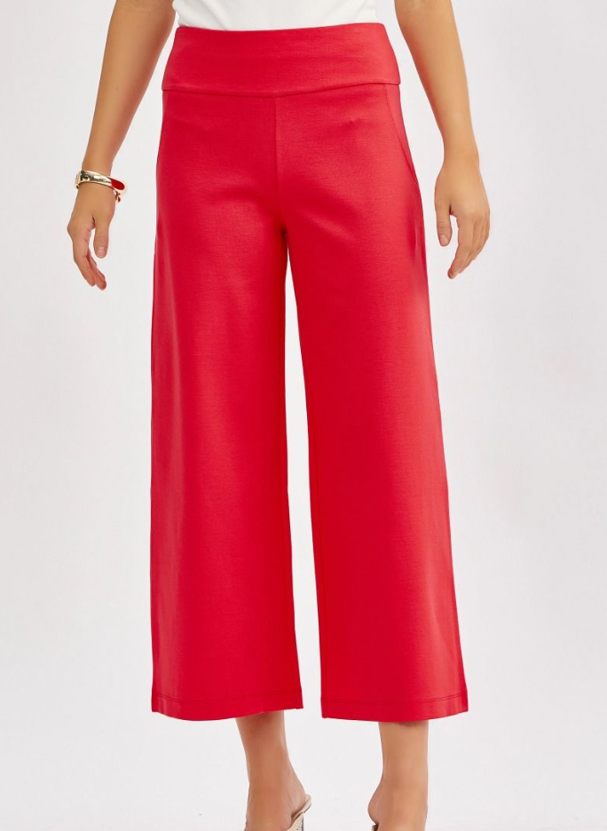 Magic Wide Cropped Pants - 7 Color Options