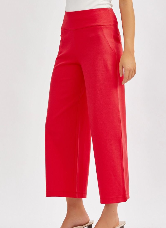 Magic Wide Cropped Pants - 7 Color Options