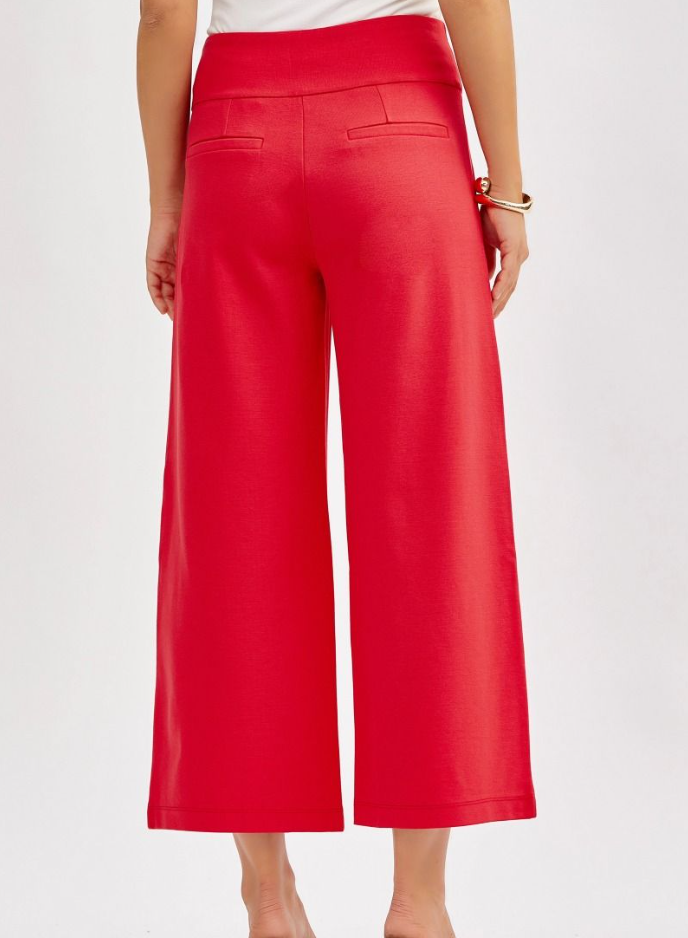 Magic Wide Cropped Pants - 7 Color Options