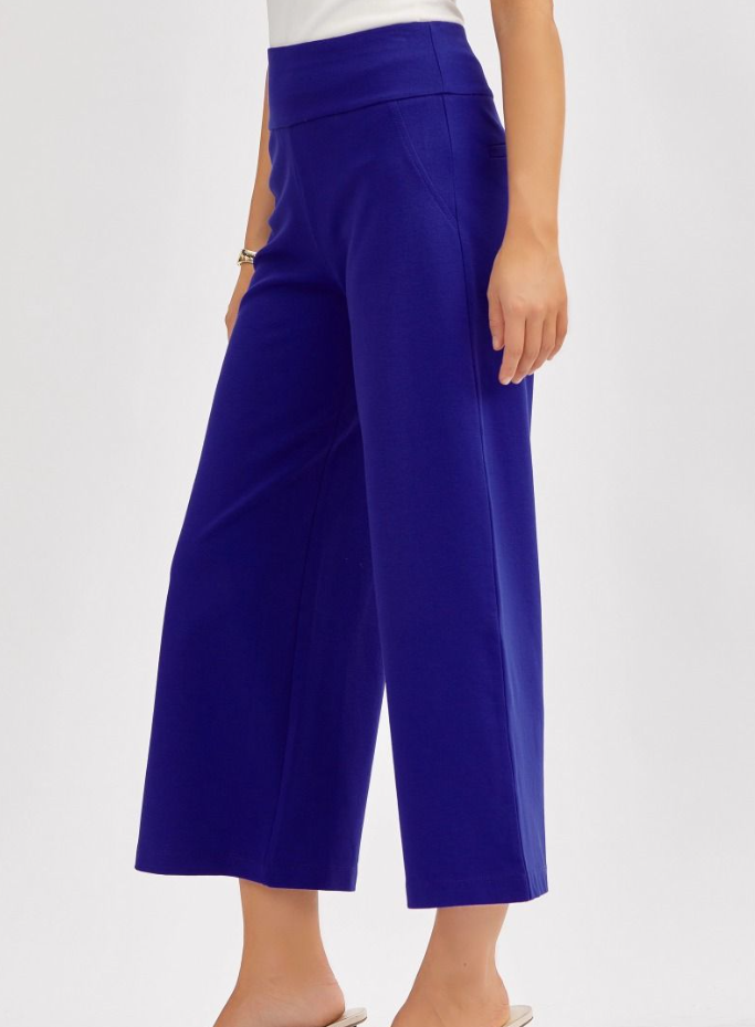 Magic Wide Cropped Pants - 7 Color Options