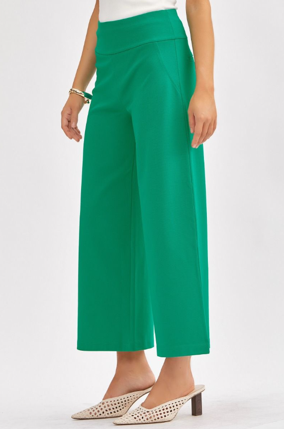 Magic Wide Cropped Pants - 7 Color Options