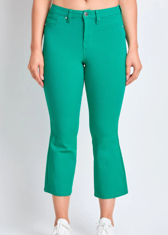 Vibrant Hyperstretch Cropped Kick Flare Pants