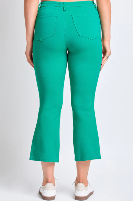 Vibrant Hyperstretch Cropped Kick Flare Pants