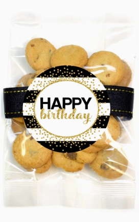 "Happy Birthday" Chocolate Chip Cookies