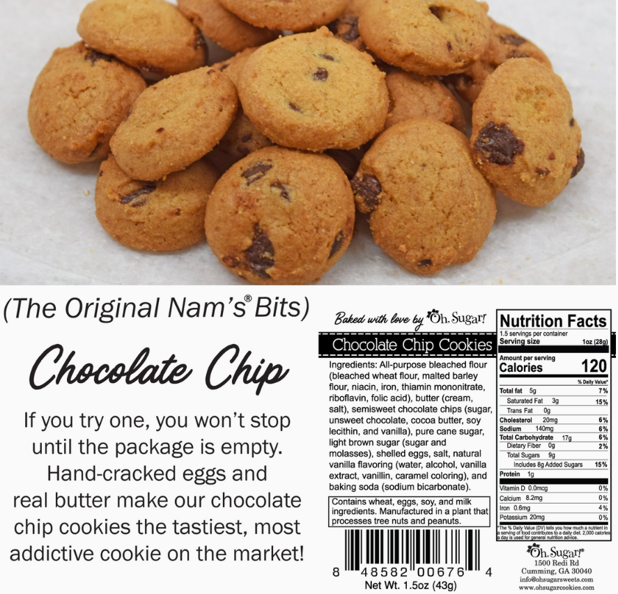 "A Little Something For You" Chocolate Chip Cookies