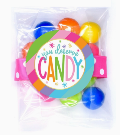"You Deserve Candy" Peach Gummy Rings