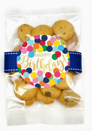 "Happy Birthday" Confetti Cupcake Cookies