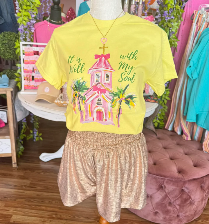 "It Is Well With My Soul" Graphic Tee - 3 Color Options