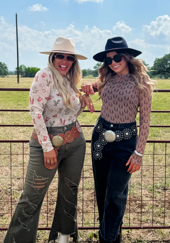 PRE-ORDER: Boots & Blooms Mesh Tops - Final Sale