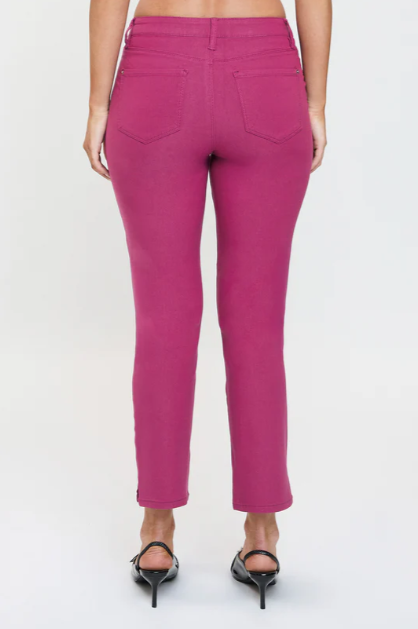 Women’s High Rise Hyperstretch Cropped Straight Pants - 3 Color Options