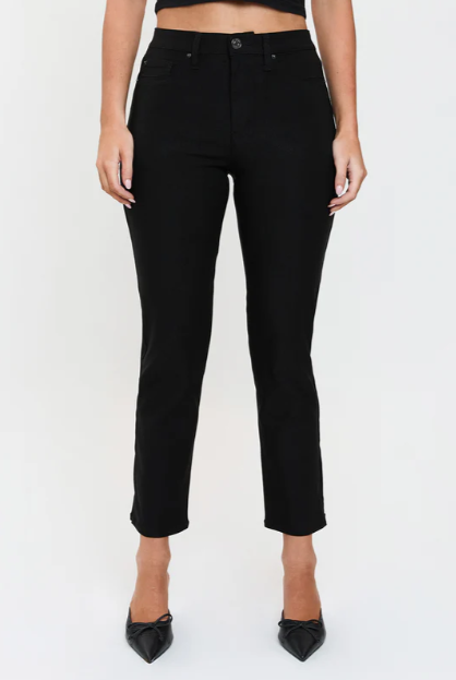Women’s High Rise Hyperstretch Cropped Straight Pants - 3 Color Options