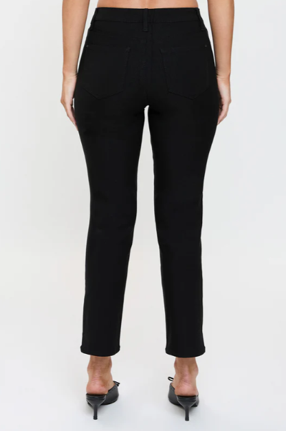 Women’s High Rise Hyperstretch Cropped Straight Pants - 3 Color Options