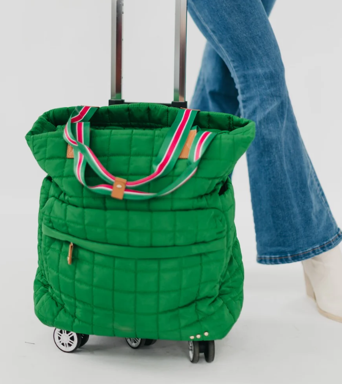 Tenley Quilted Tote Roller Bag - 6 Color Options