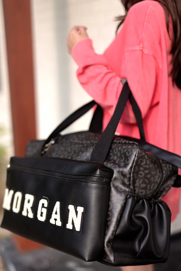 Custom Duffle Bag - Midnight Cheetah