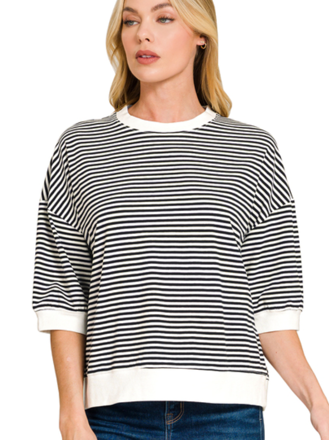 Striped Top - 4 Color Options