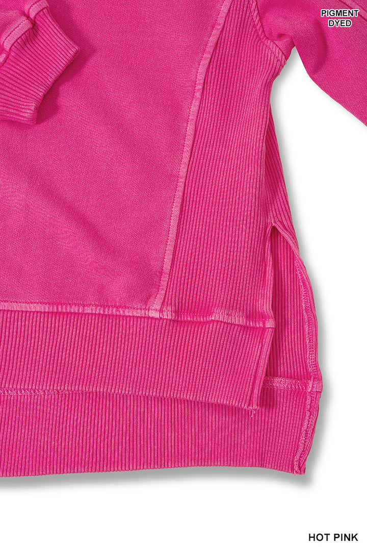 French Terry Washed Pullover - 7 Color Options