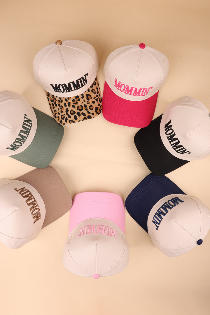 Two-Tone "Mommin'" Hat - 8 Color Options
