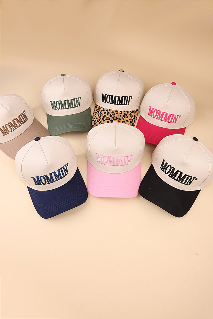 Two-Tone "Mommin'" Hat - 8 Color Options