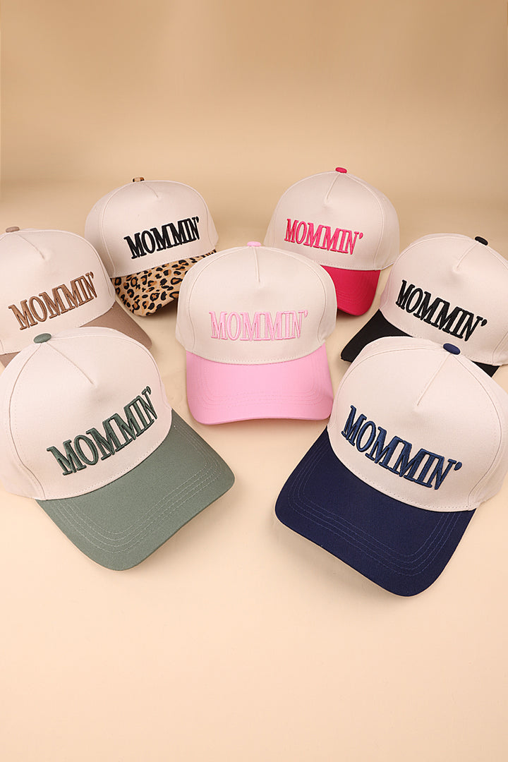 Two-Tone "Mommin'" Hat - 8 Color Options