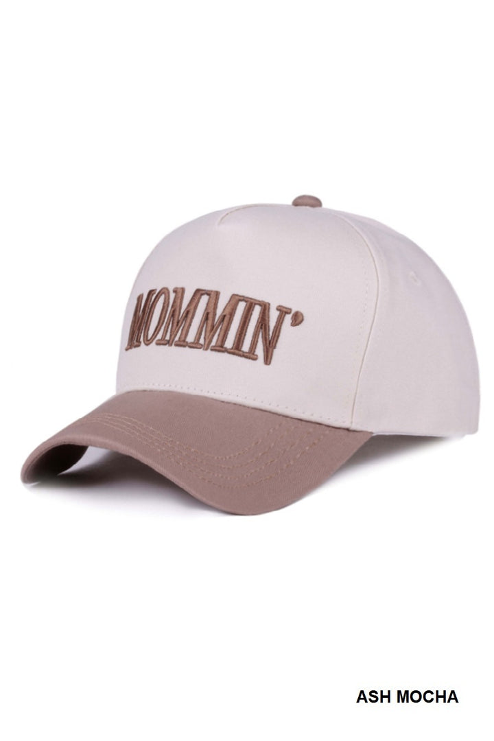 Two-Tone "Mommin'" Hat - 8 Color Options