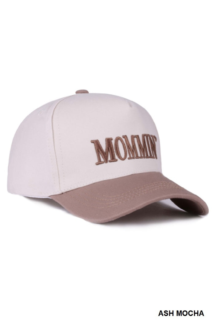 Two-Tone "Mommin'" Hat - 8 Color Options