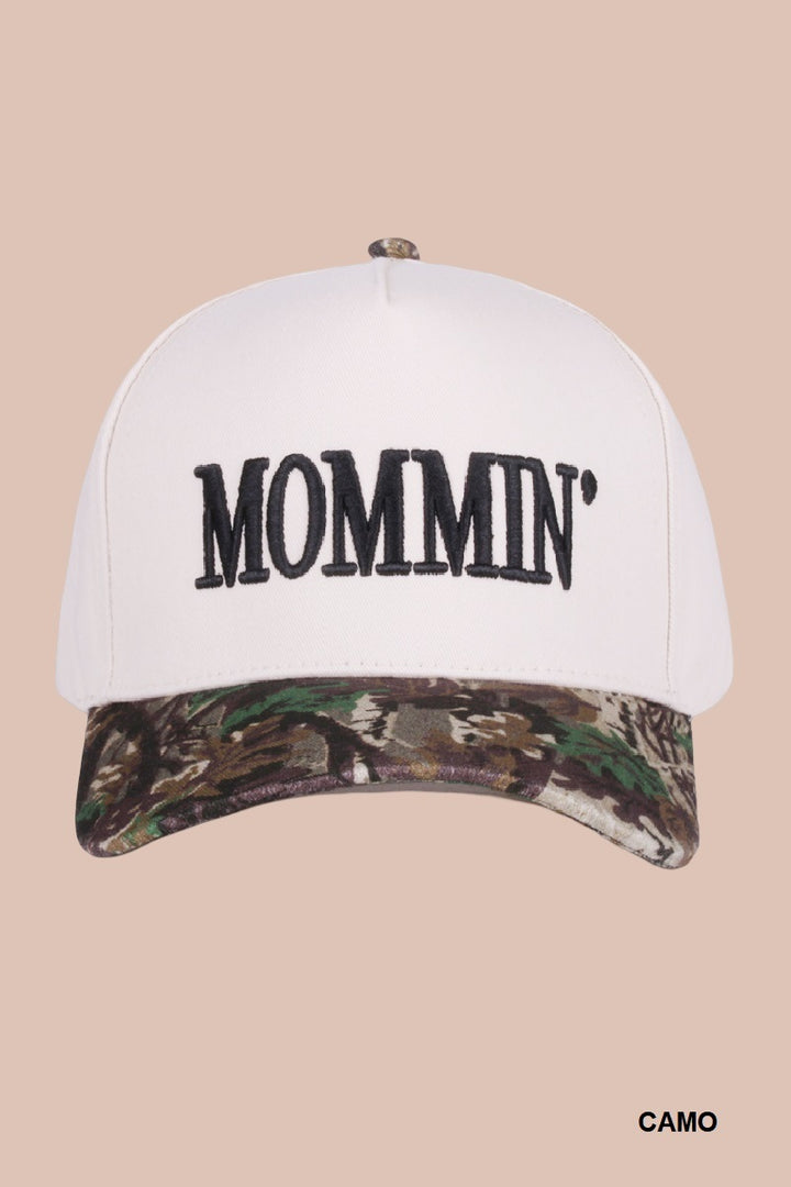Two-Tone "Mommin'" Hat - 8 Color Options