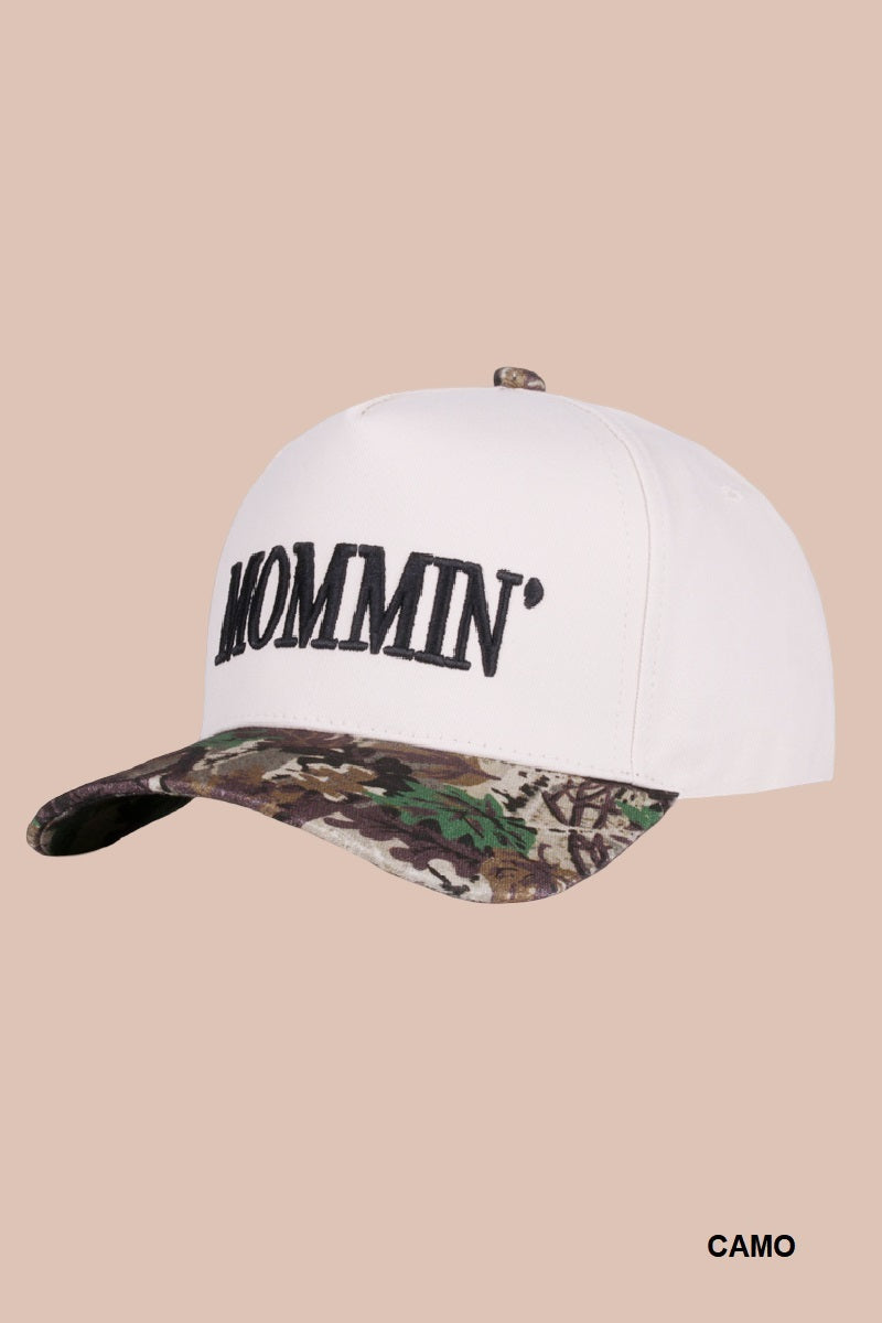 Two-Tone "Mommin'" Hat - 8 Color Options