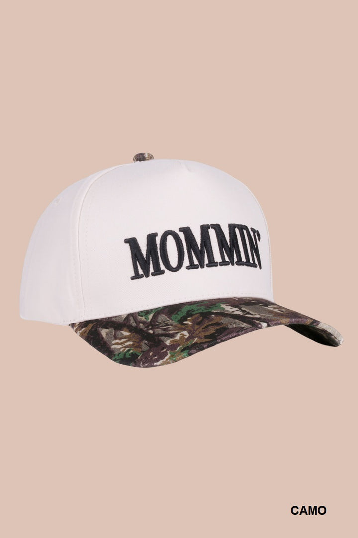 Two-Tone "Mommin'" Hat - 8 Color Options