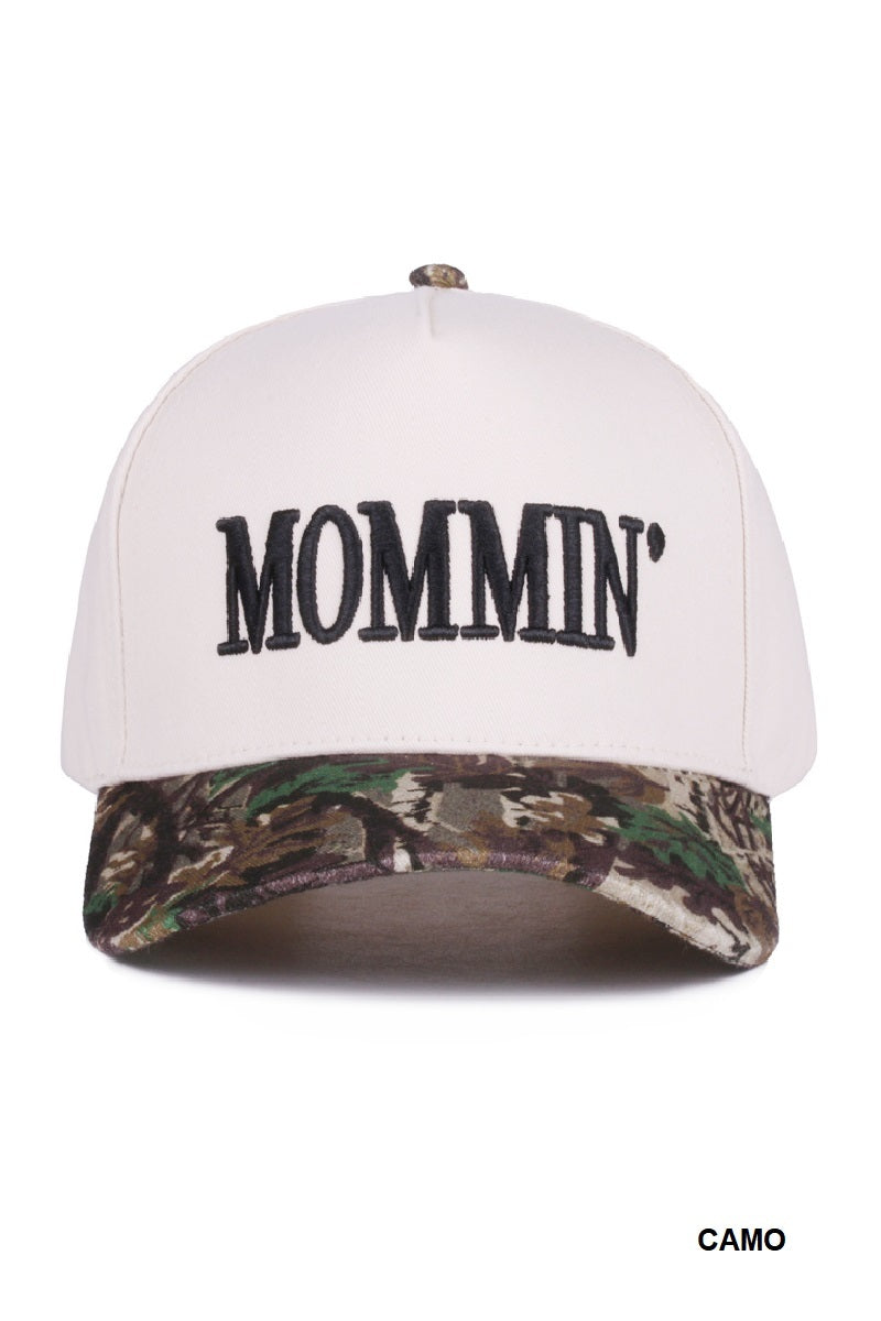Two-Tone "Mommin'" Hat - 8 Color Options